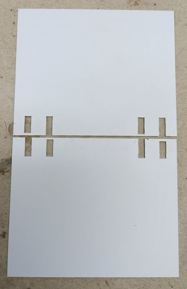 Ersatzfallblatt für KRONE/MAN A1 64 oder 80 Module (weiß)